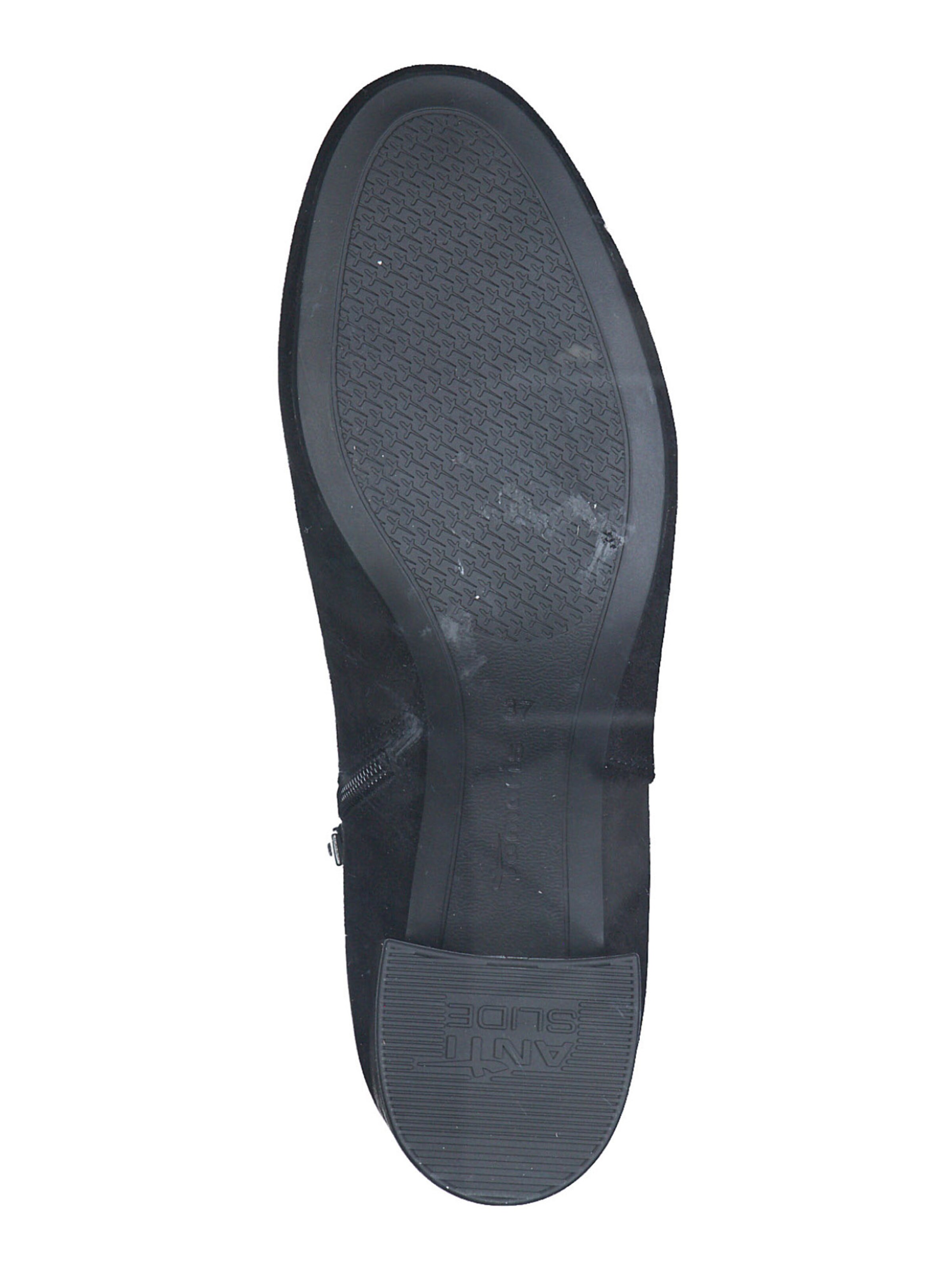 Tamaris Botki po kostki w kolorze czarny