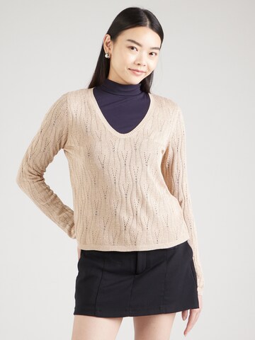 ONLY - Pullover em bege: frente