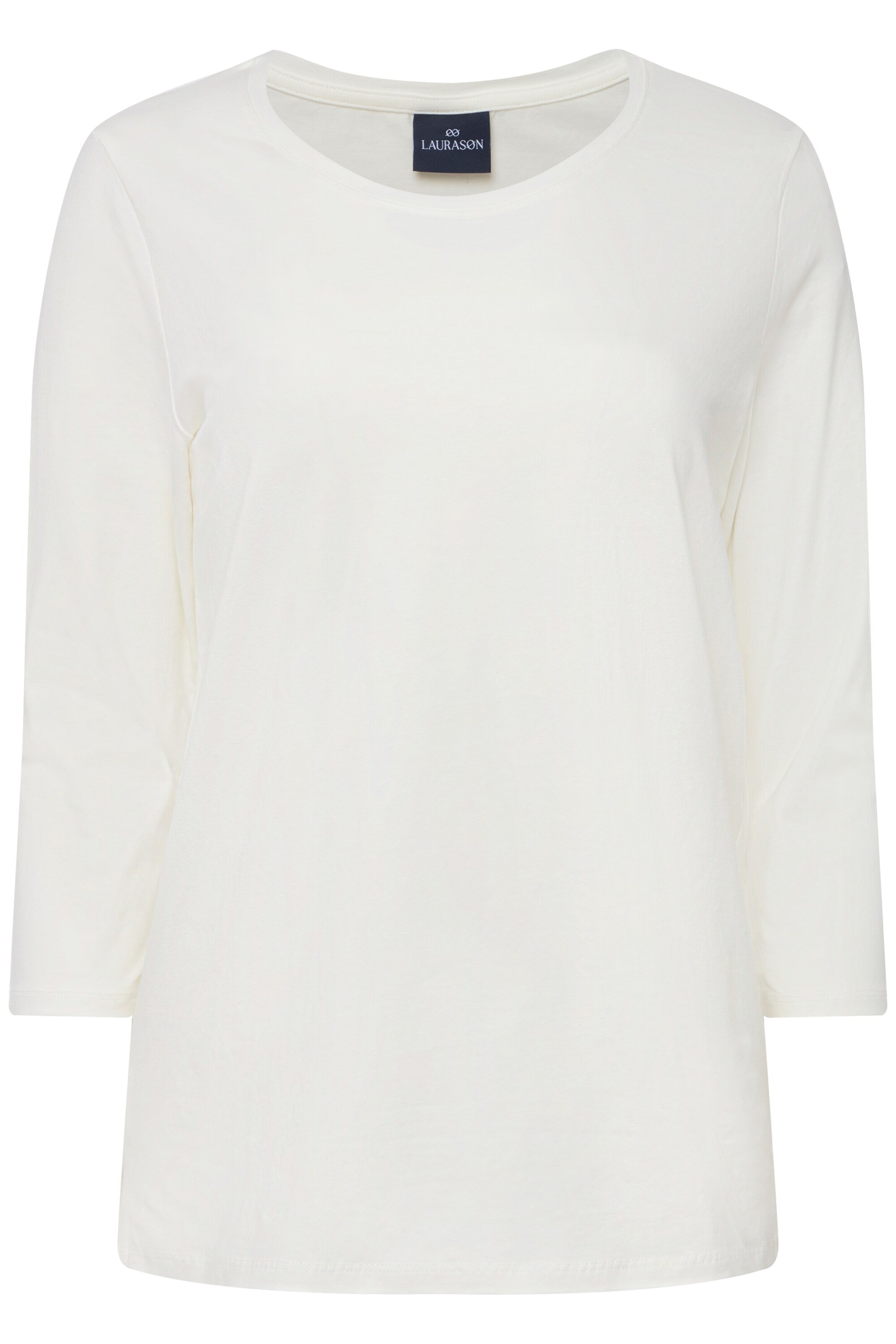 LAURASØN Shirt in Wit: voorkant