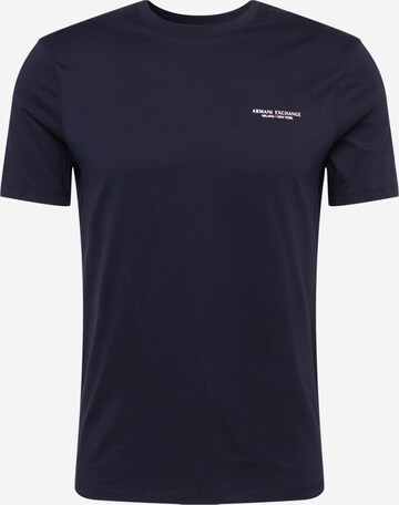 T-Shirt ARMANI EXCHANGE en bleu : devant