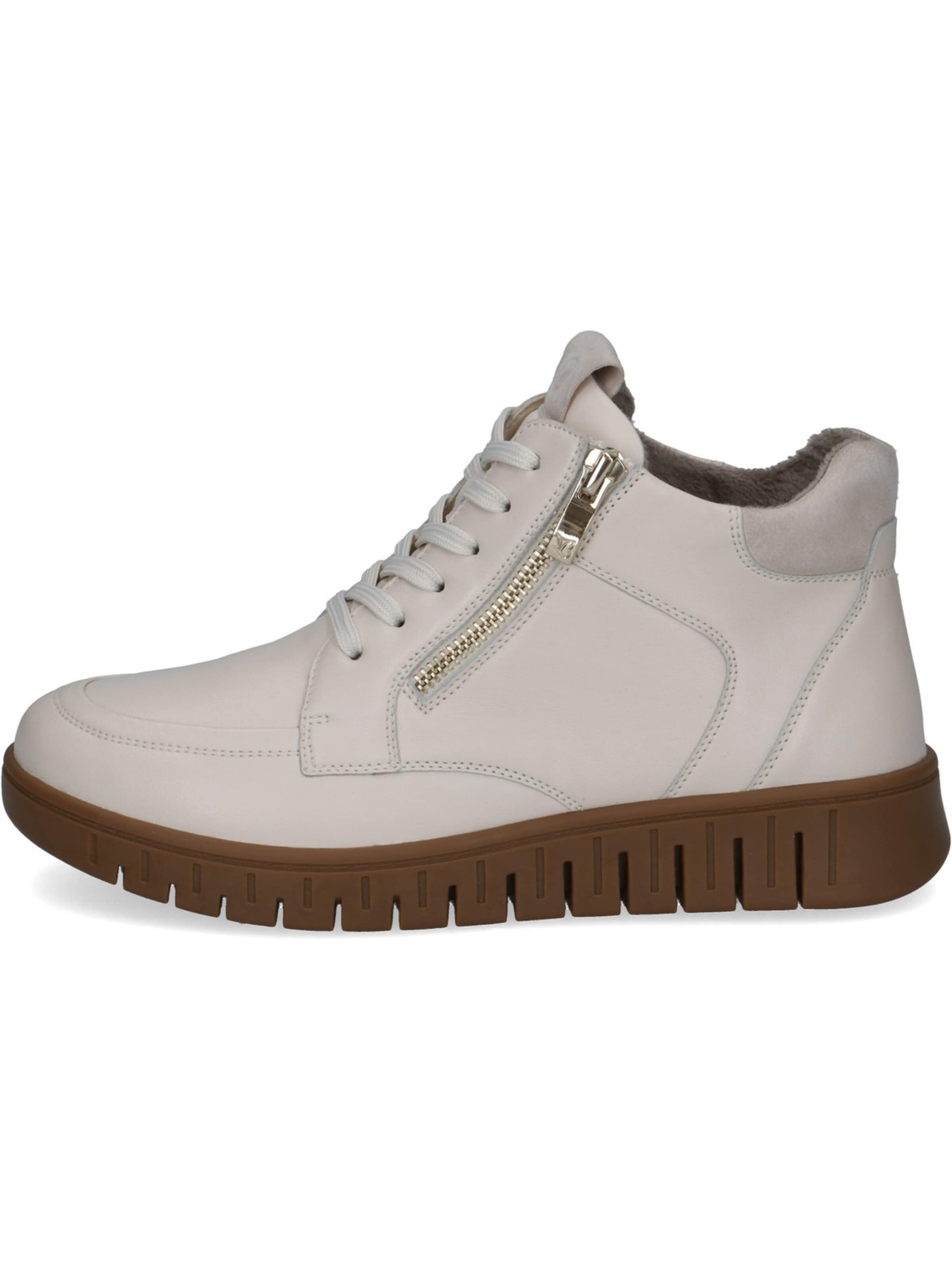 CAPRICE Baskets basses 'Fina' en 37 en blanc cassé, Vue avec produit