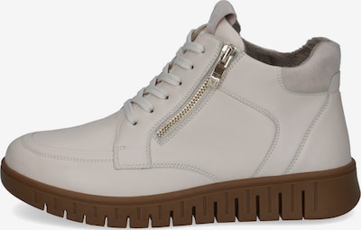 CAPRICE Baskets basses 'Fina' en 37 en blanc cassé, Vue avec produit