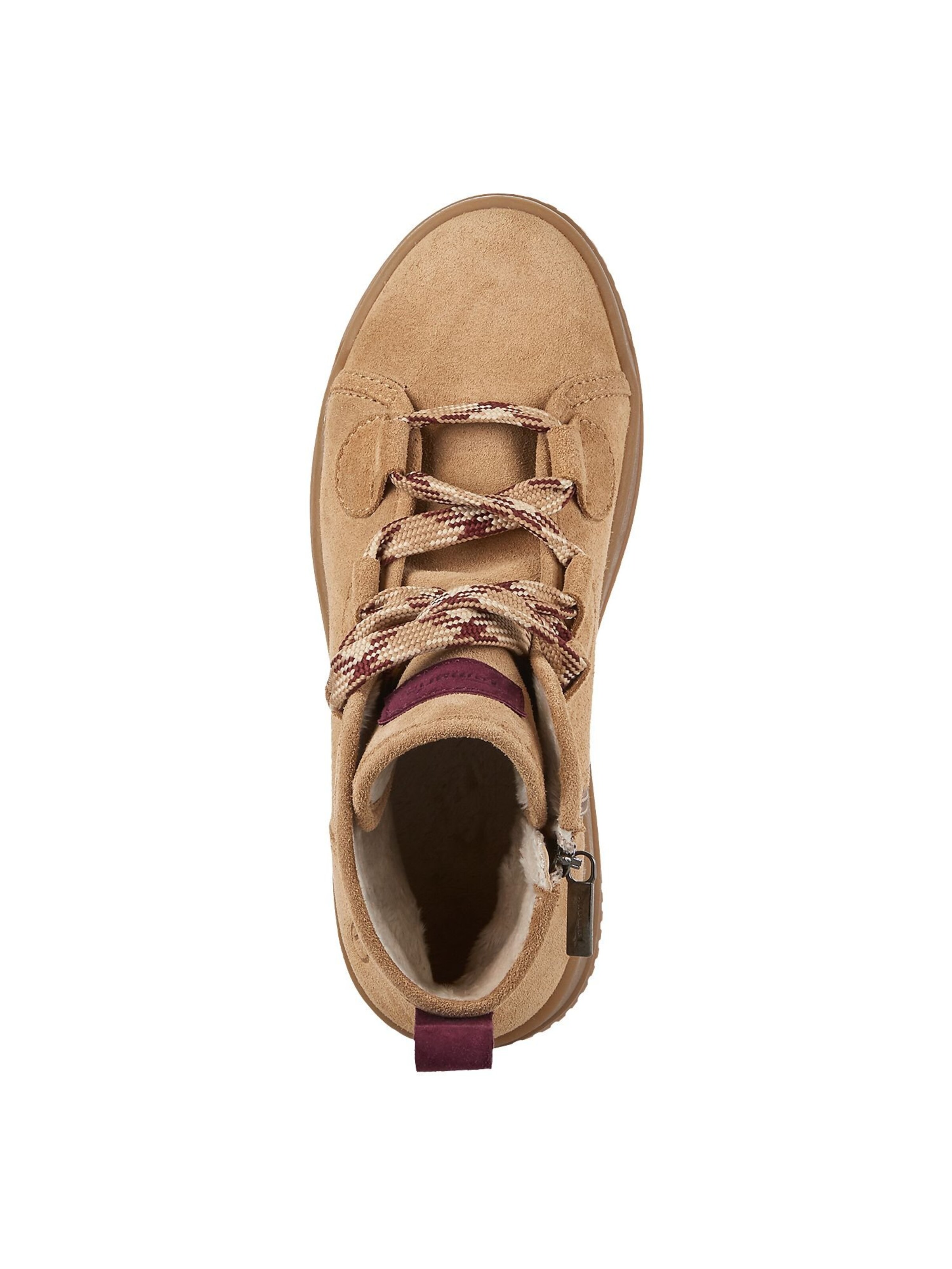 Bottines à lacets Tamaris en marron