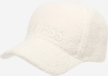 GUESS Cap in Beige: front