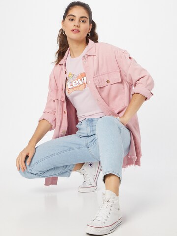 LEVI'S ® - Camisa 'The Perfect Tee' em rosa