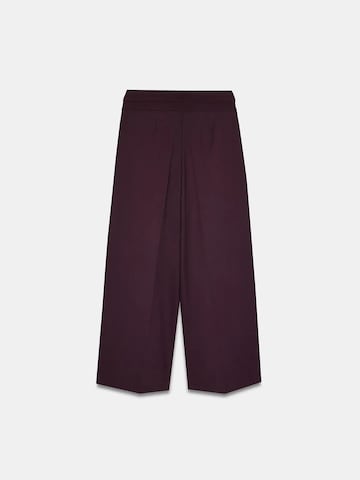 Wide Leg Pantalon Dilvin en rouge