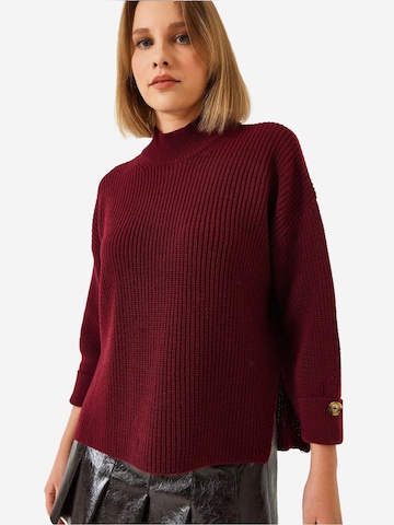 Bianco LucciPulover 'Pullover' - crvena boja