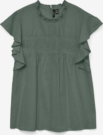 VERO MODA Blouse 'VMTRINE' in Green: front