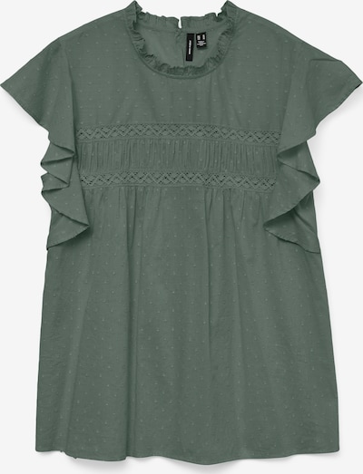 VERO MODA Pusero 'VMTRINE' värissä tummanvihreä, Tuotenäkymä