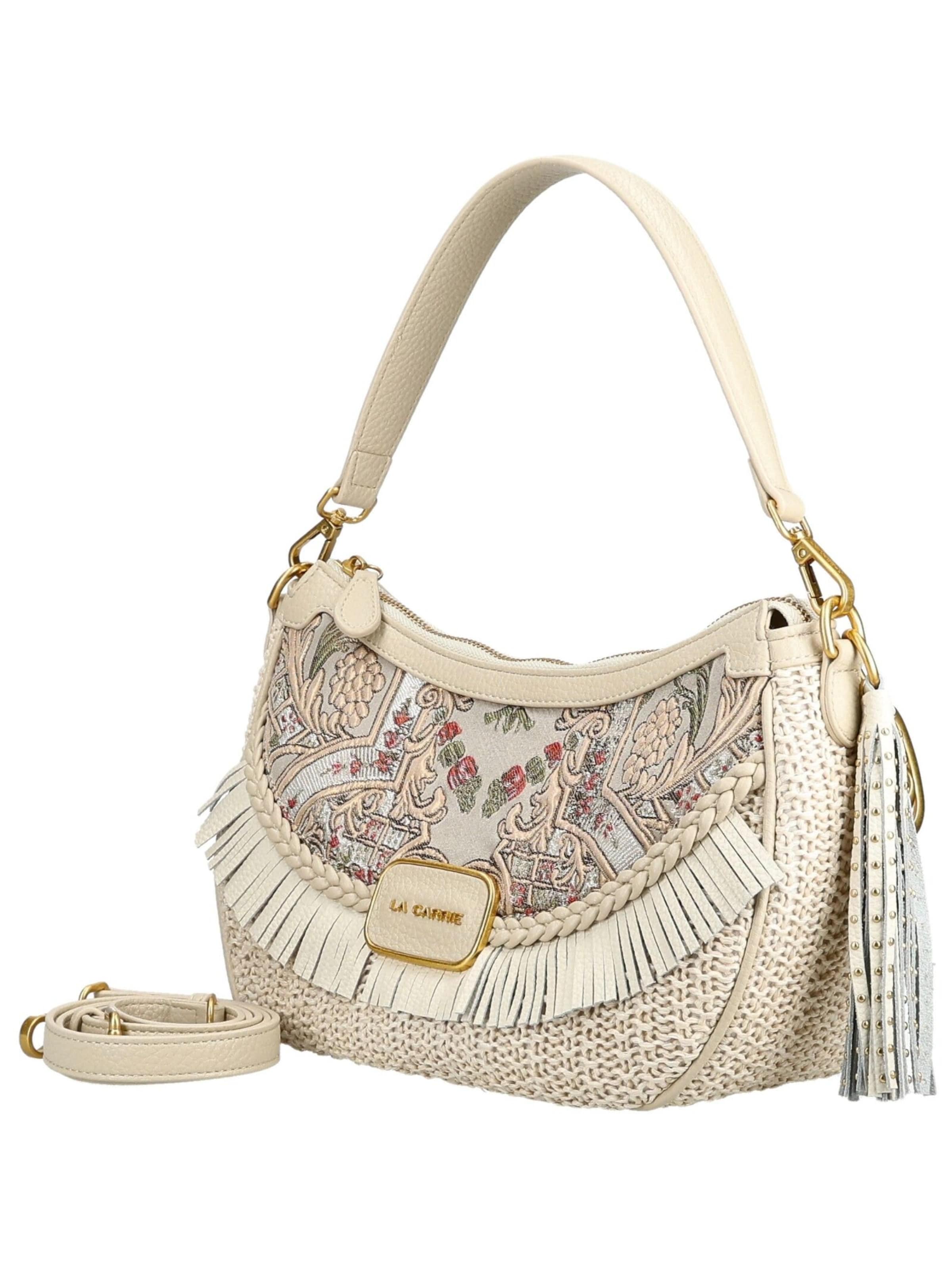 La Carrie Shoulder bag in Beige