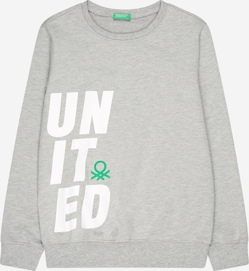 UNITED COLORS OF BENETTON Sweatshirt in Grey: front