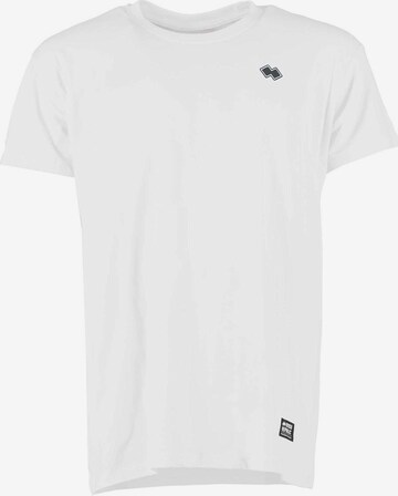 T-Shirt ERREA REPUBLIC en blanc : devant