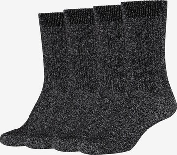 s.Oliver Socks in Black: front