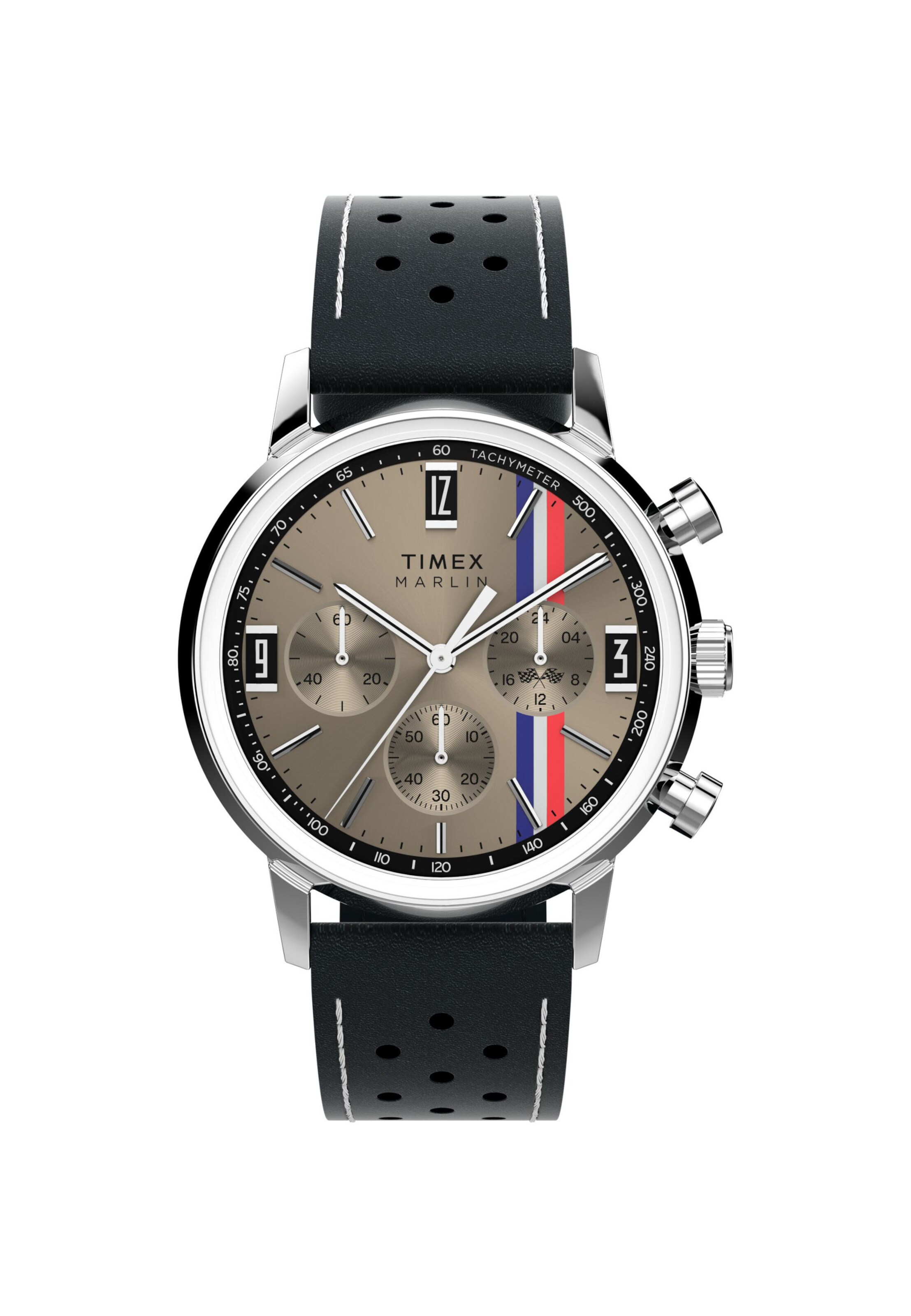 Montre à affichage analogique 'Marlin' TIMEX en noir : devant