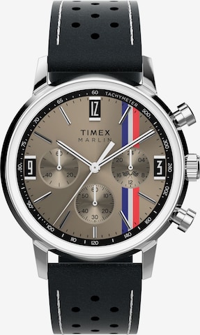 TIMEX Analoguhr 'Marlin' in Schwarz: Vorderseite