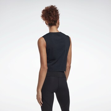 Reebok Sporttop in Zwart