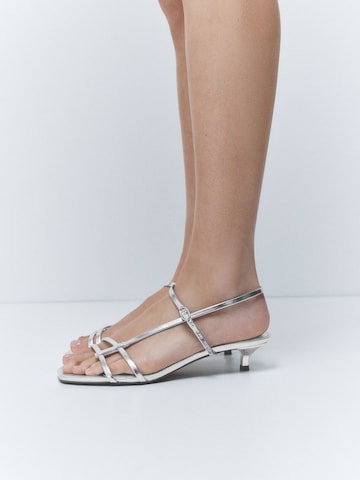 Sandalo con cinturino 'Forever Comfort' di Next in argento