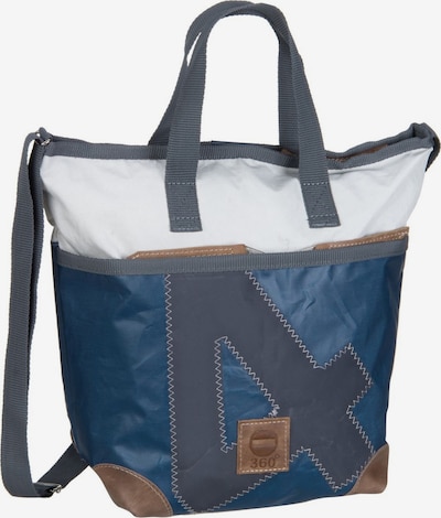 360 Grad Handtasche ' Deern Mini ' in blau / weiß, Produktansicht