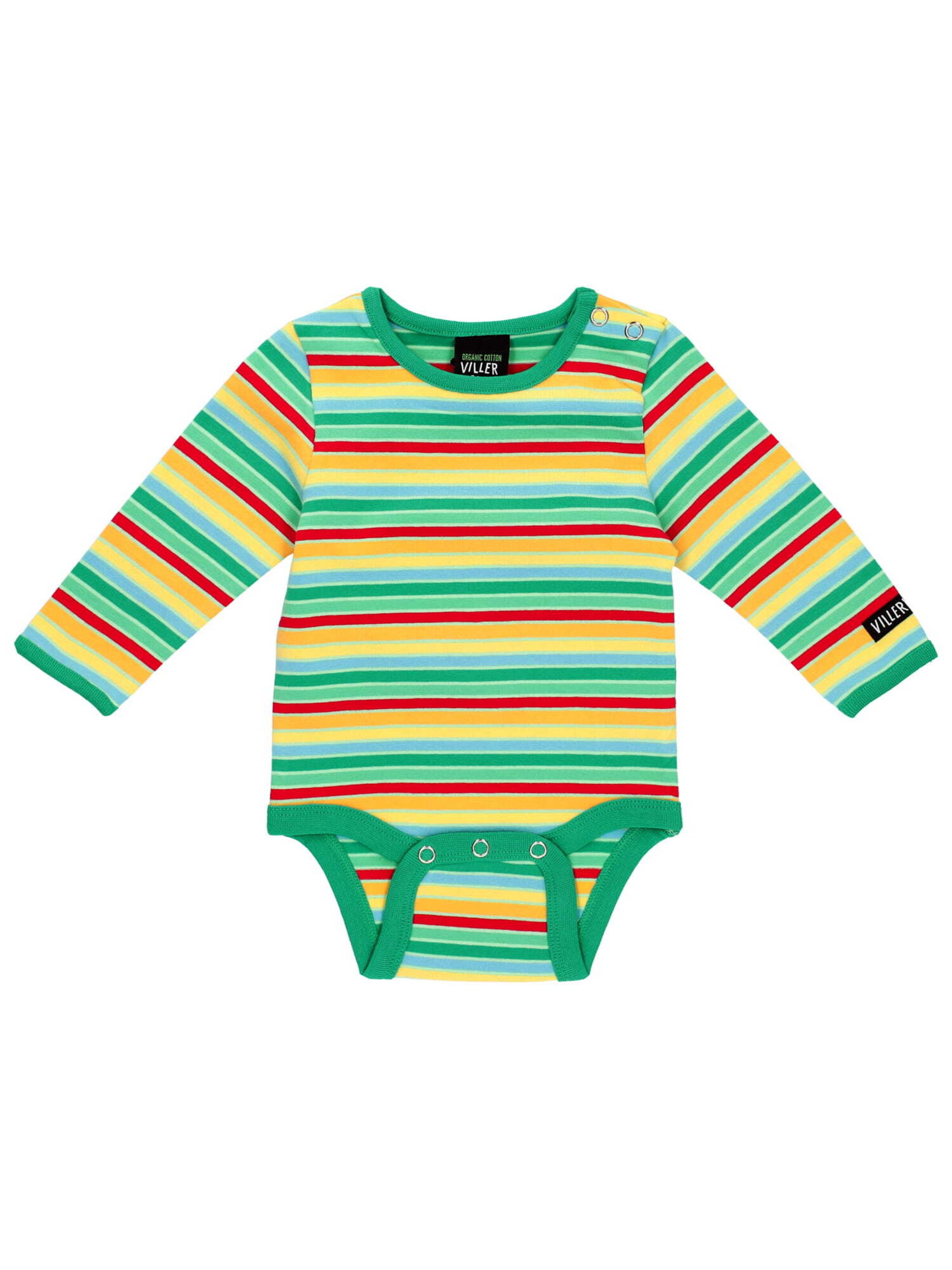 Villervalla Romper/Bodysuit in Green: front