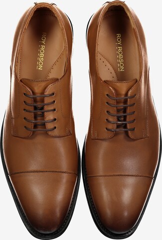 ROY ROBSON Lace-Up Shoes 'Derby Captoe' in Brown