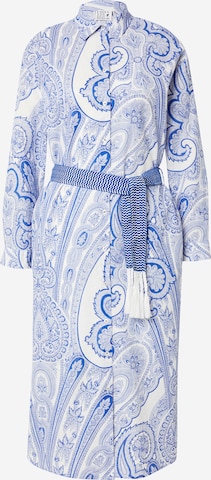 Robe-chemise Emily Van Den Bergh en bleu : devant
