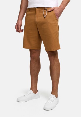 INDICODE JEANS Regular Chino 'Melio' in Bruin