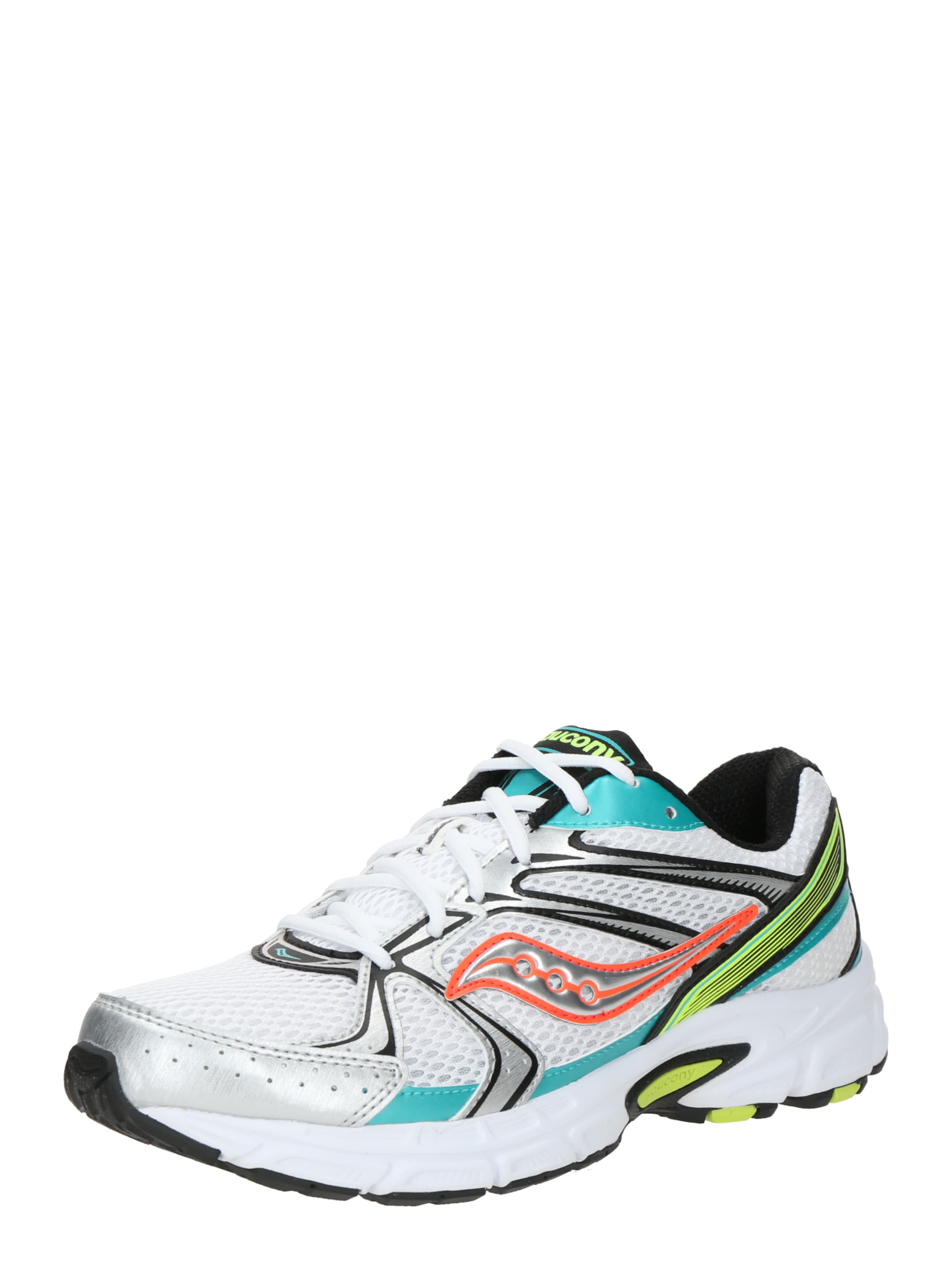 saucony Baskets basses 'RIDE MILLENNIUM' en turquoise / noir / argent / blanc, Vue avec produit