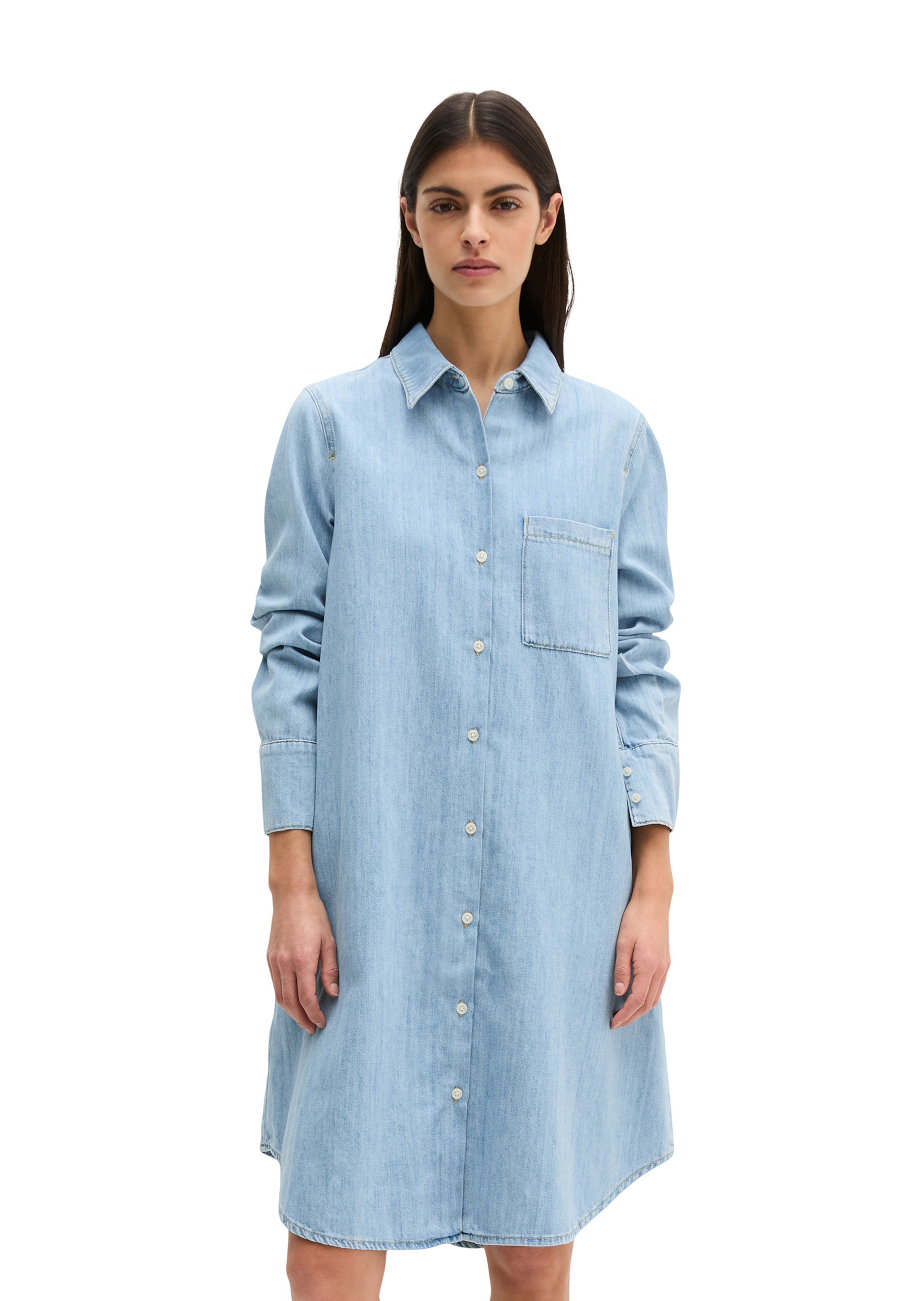 Robe-chemise Marc O'Polo en bleu : devant