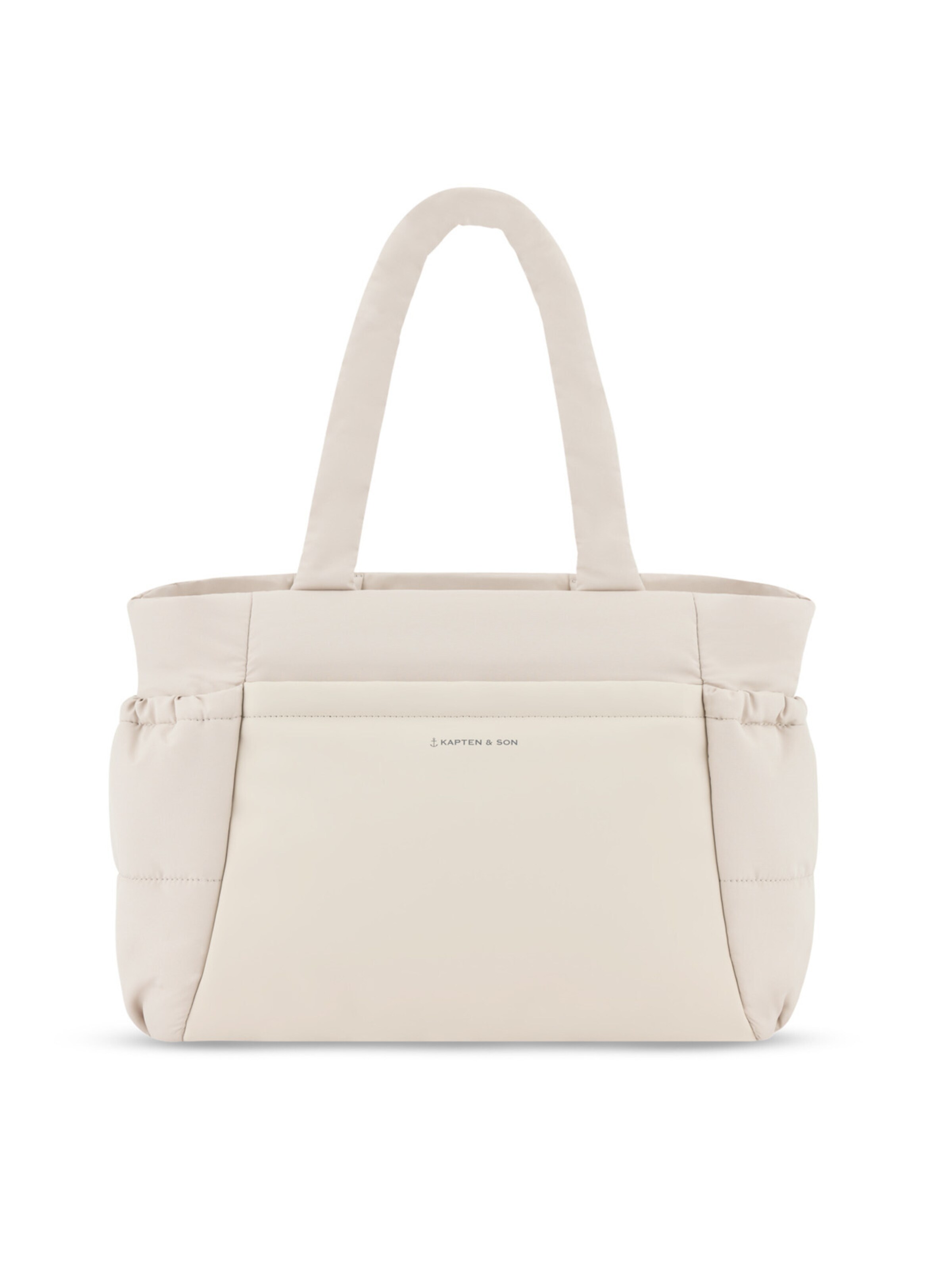 Kapten & Son Shopper 'Hellvi Cloud Medium'‌ in Beige: Vorderseite