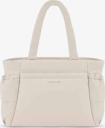 Kapten & Son Shopper 'Hellvi Cloud Medium' in Beige: Vorderseite