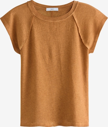 Next Tričko – hnědá: přední strana