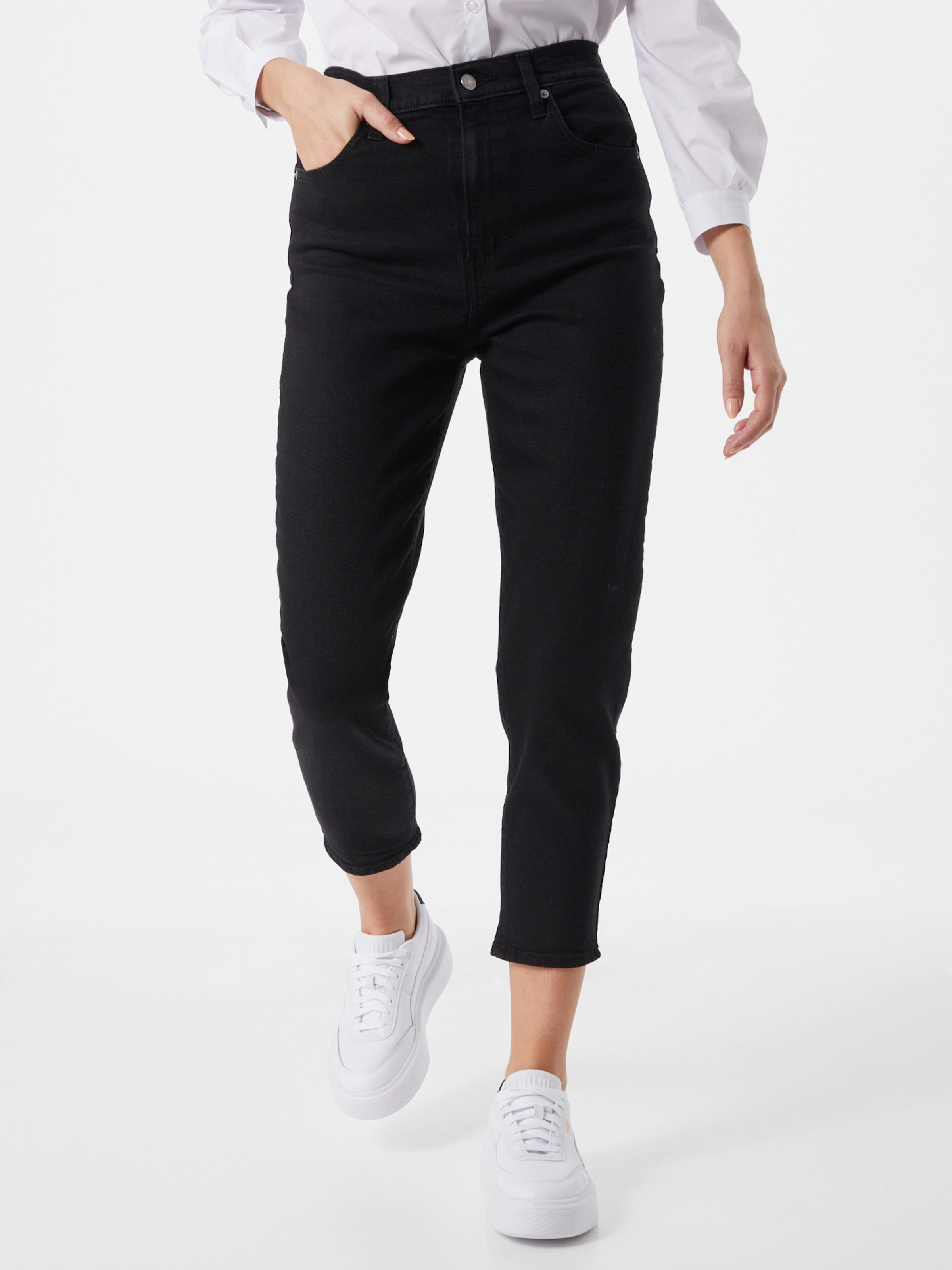 Levis black store mom jeans