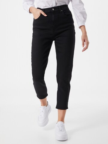 Jeans 'HIGH WAISTED TAPER' di LEVI'S in nero: frontale