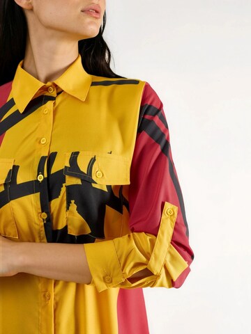 Abito camicia di MSN Collection in colori misti