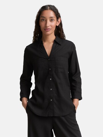 TOM TAILOR Blouse in Black: front