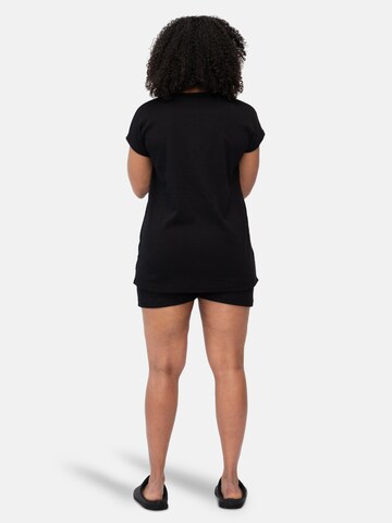 greenjama Pajama Shirt 'Lässiges T-Shirt aus Derby-Rib' in Black