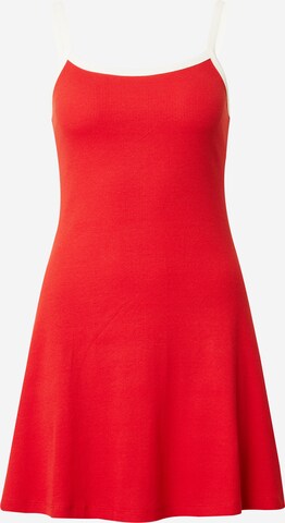 Monki Dress 'Carro' in Red: front