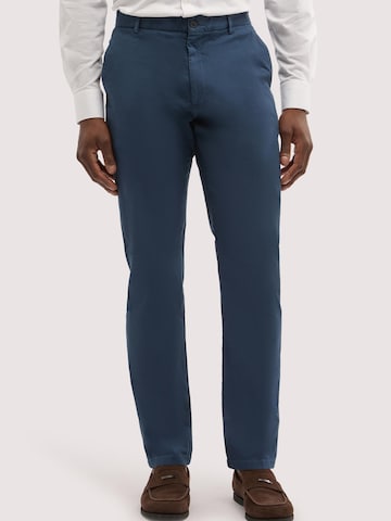 Trussardi Regular Trousers in Blue: front