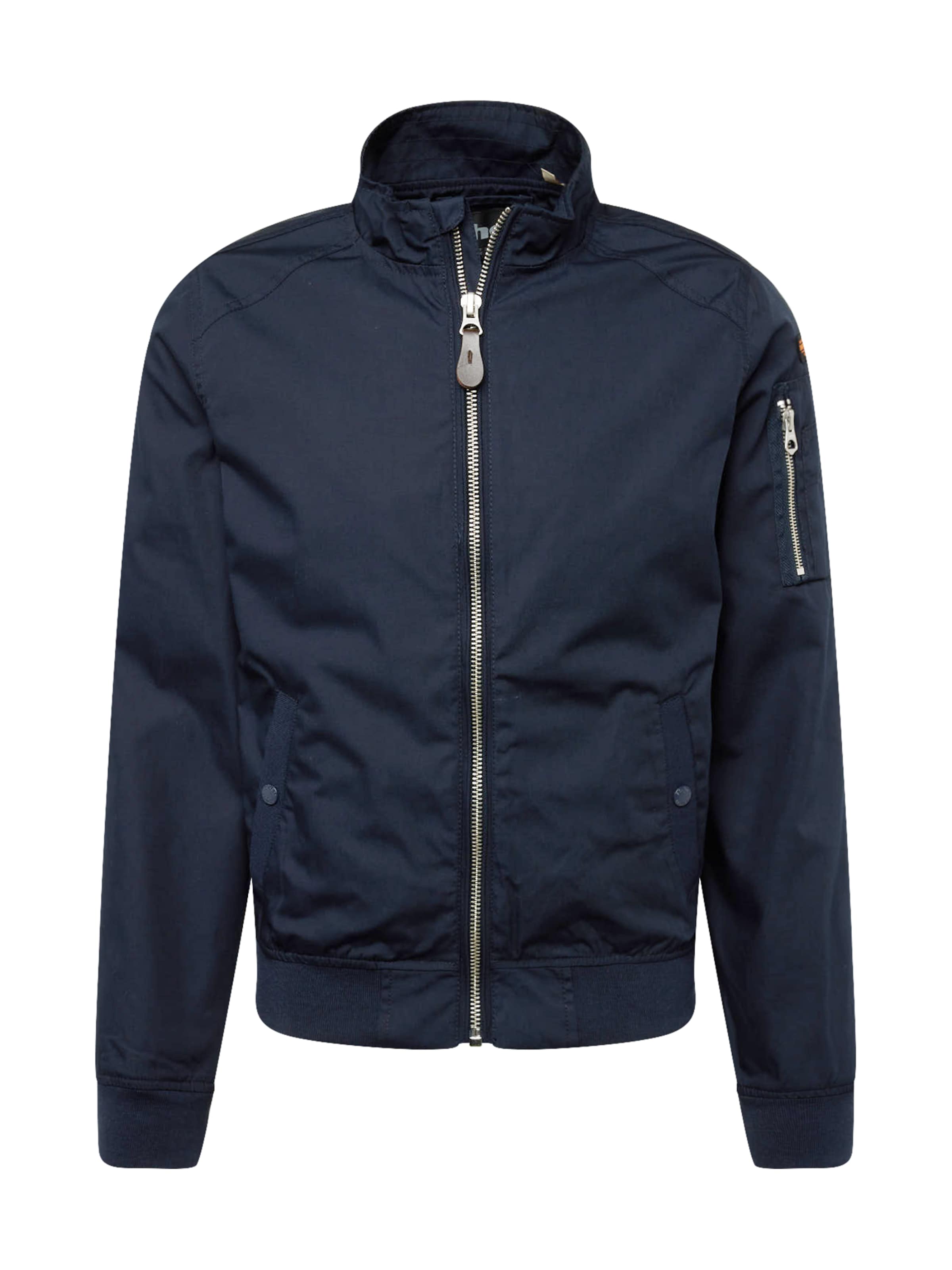 Schott NYC Φθινοπωρινό και ανοιξιάτικο μπουφάν σε μπλε: μπροστά