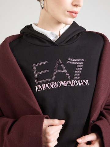 Felpa di EA7 Emporio Armani in nero