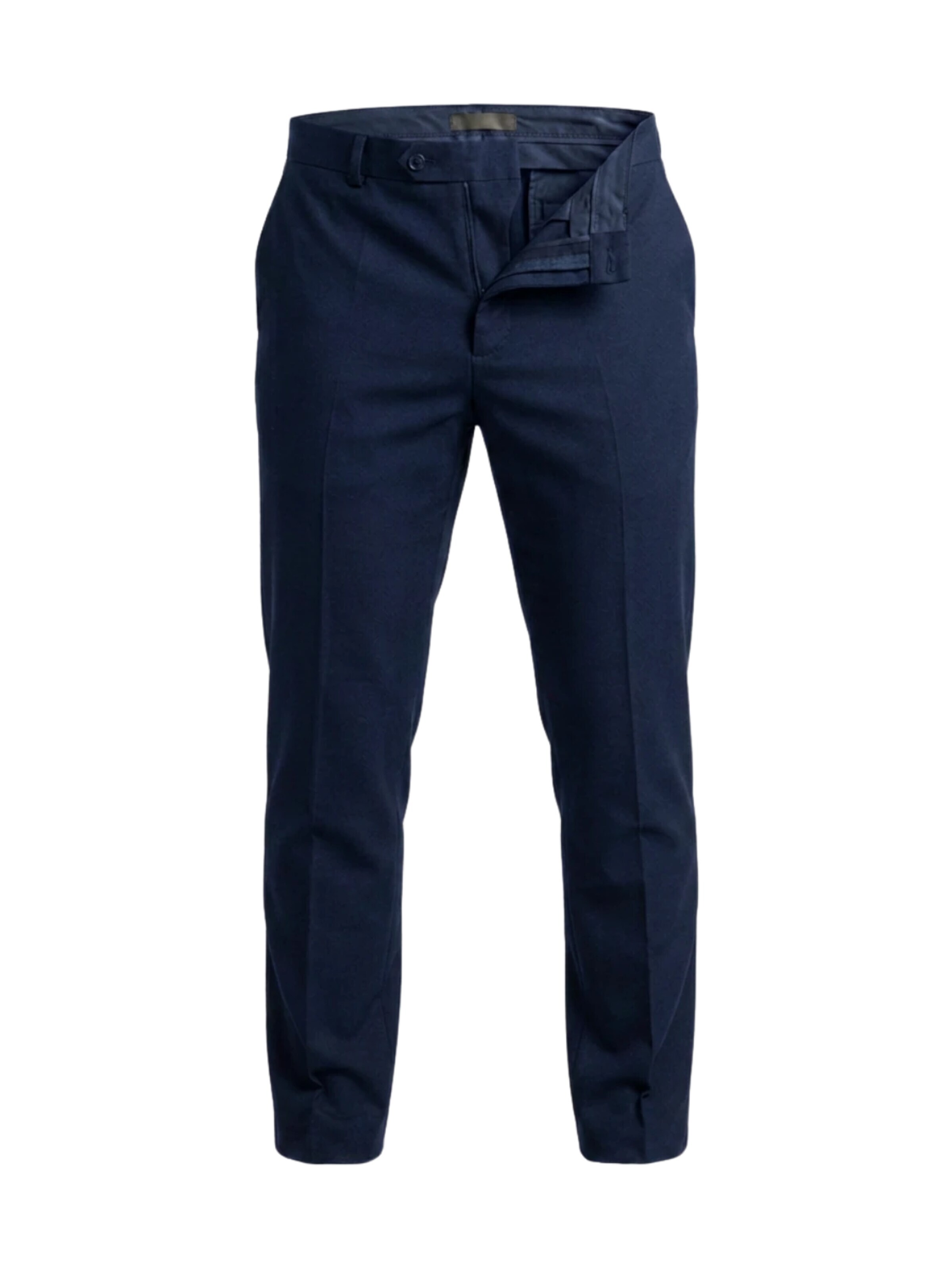 INSPR Tapered Chino 'The Essential Trouser' in Blauw: voorkant