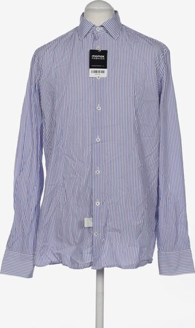 Van Laack Button Up Shirt in L in Blue: front