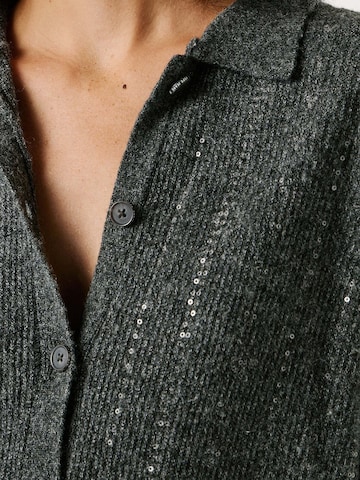 Pepe Jeans Knit cardigan 'ELAINE' in Grey