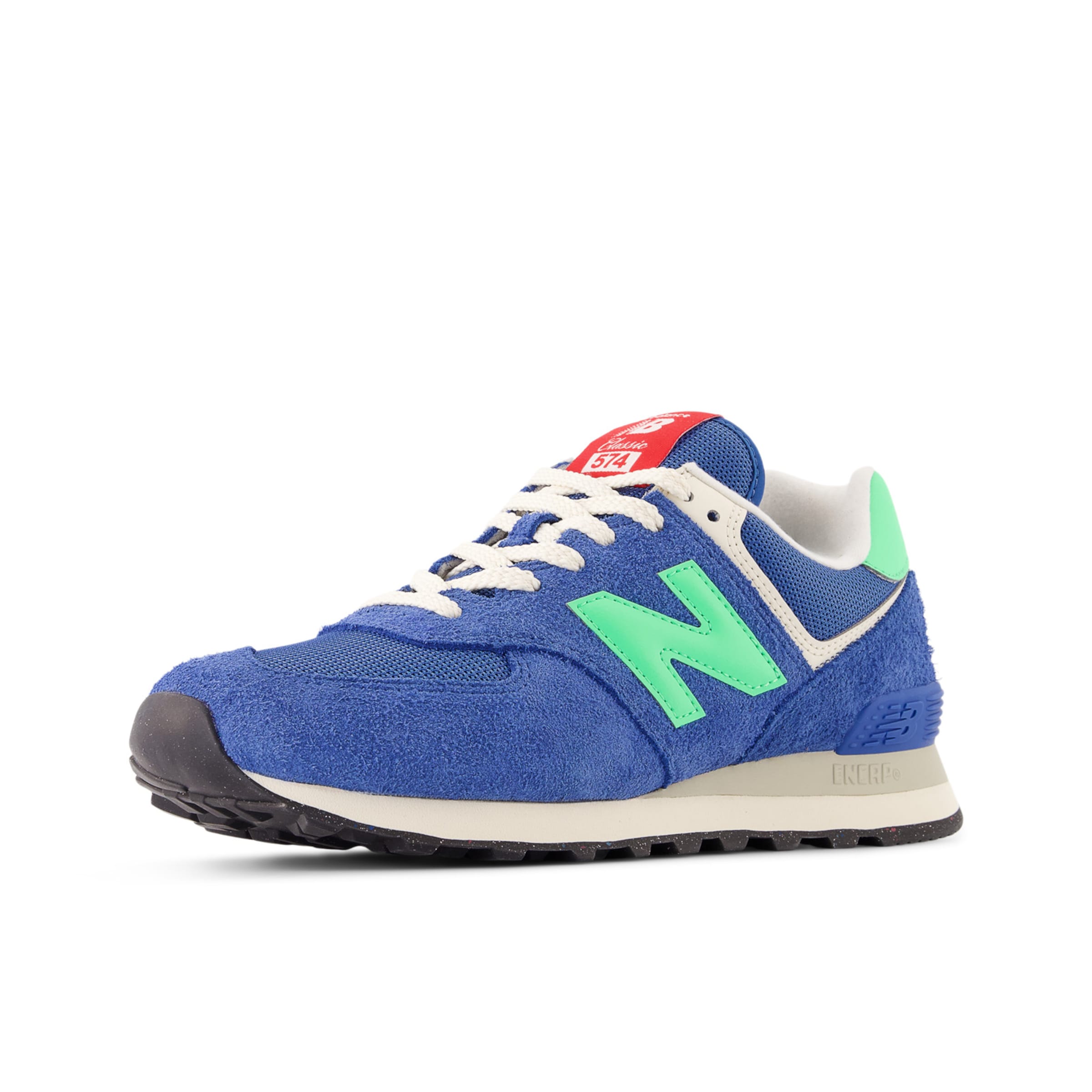 Baskets basses '574' new balance en bleu : devant