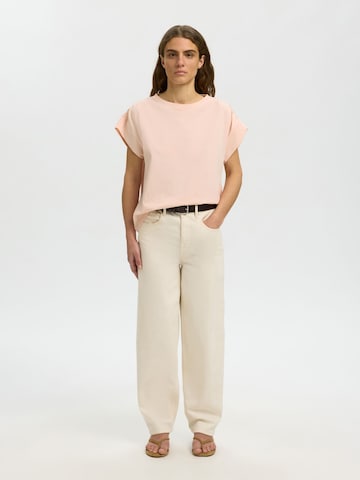 SELECTED - Camiseta en naranja