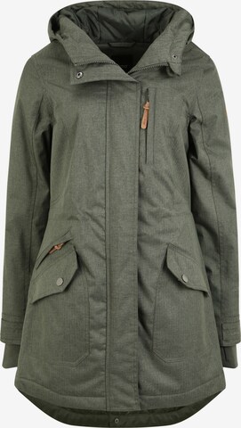 Oxmo Between-Seasons Parka 'Bella' in Green: front