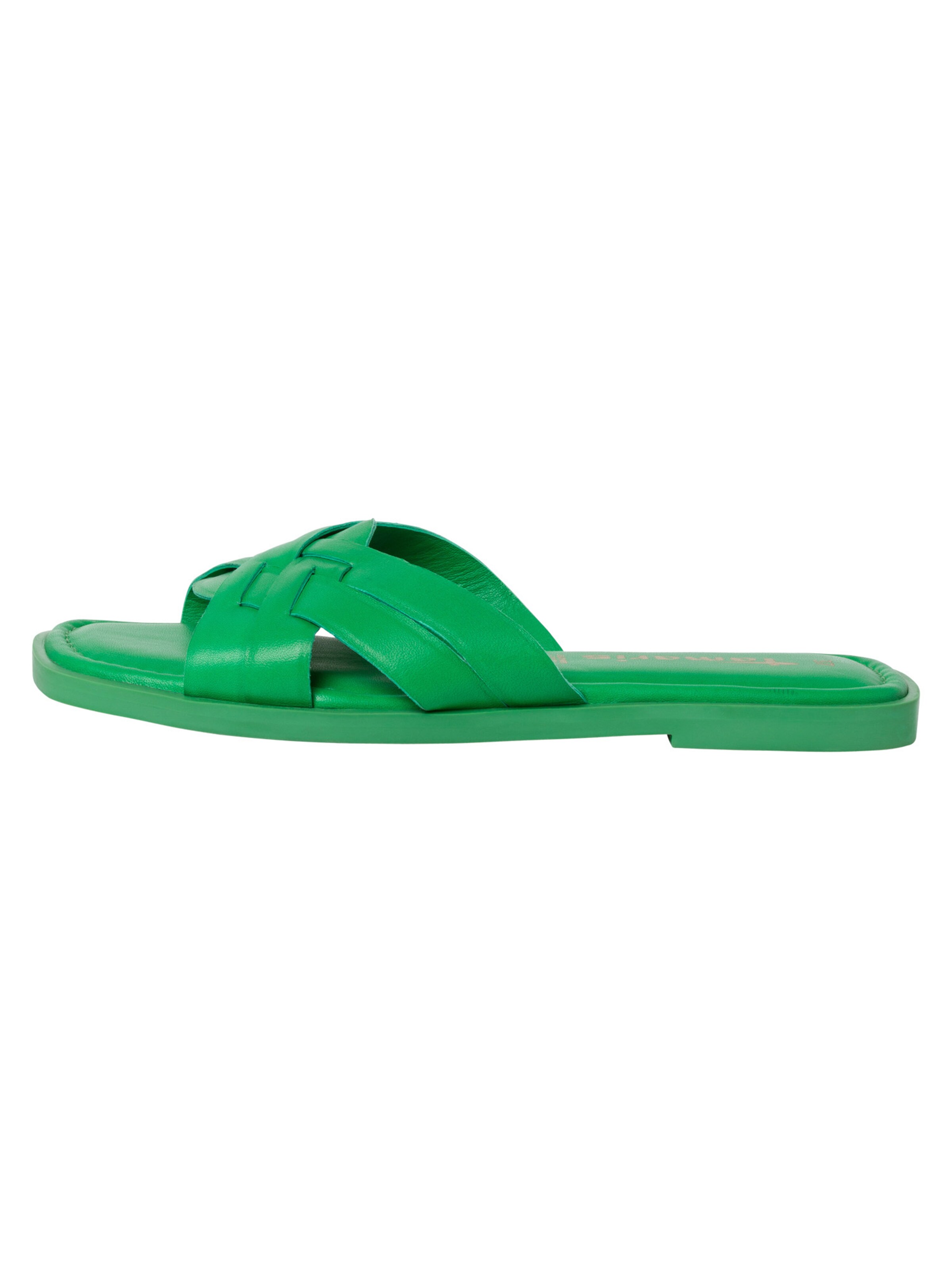 Tamaris Mules in Green