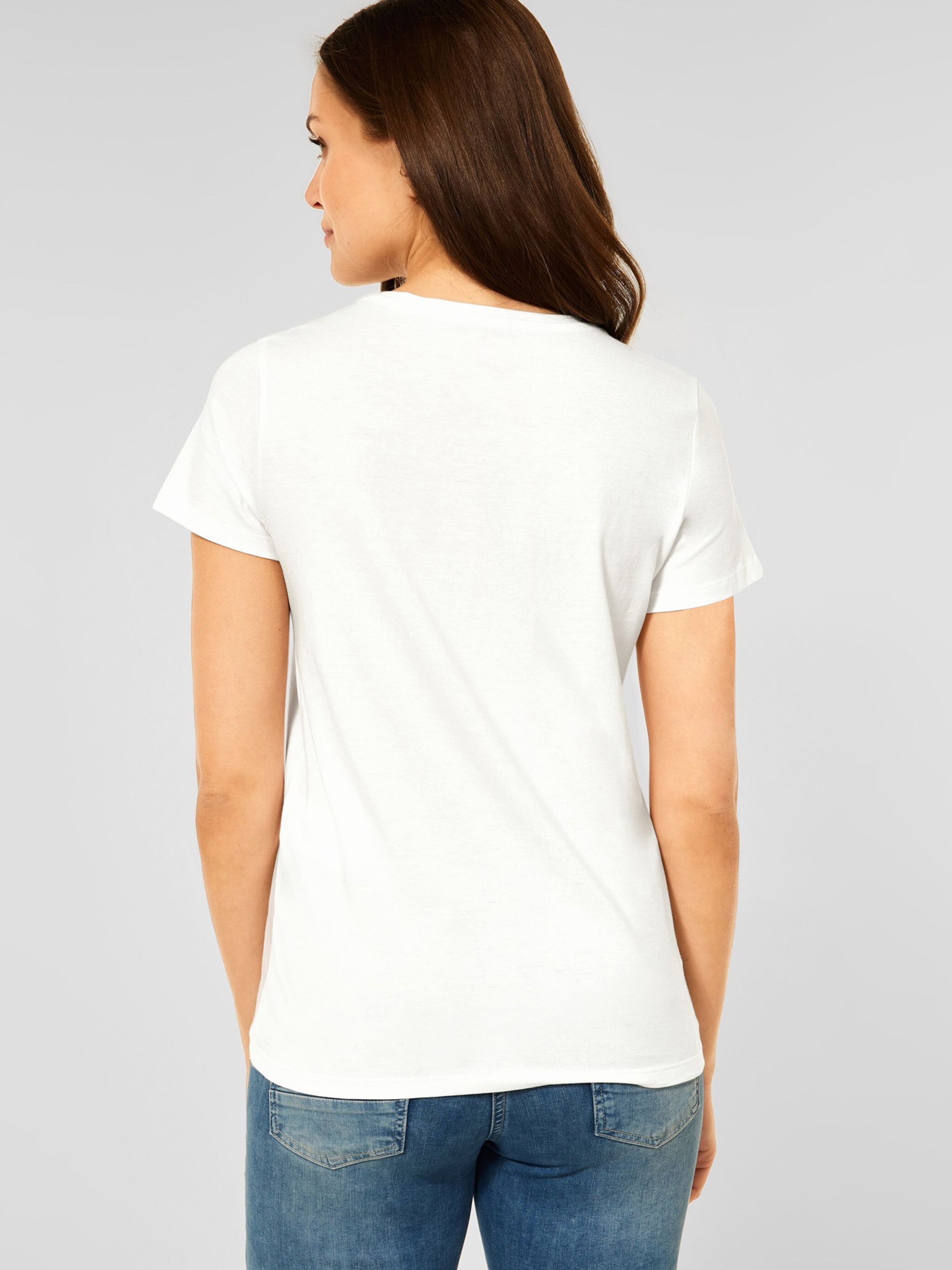 Frauen Shirts & Tops CECIL T-Shirt in Weiß - FO16786