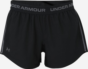 UNDER ARMOUR Regular Urheiluhousut 'Play Up' värissä musta: etupuoli