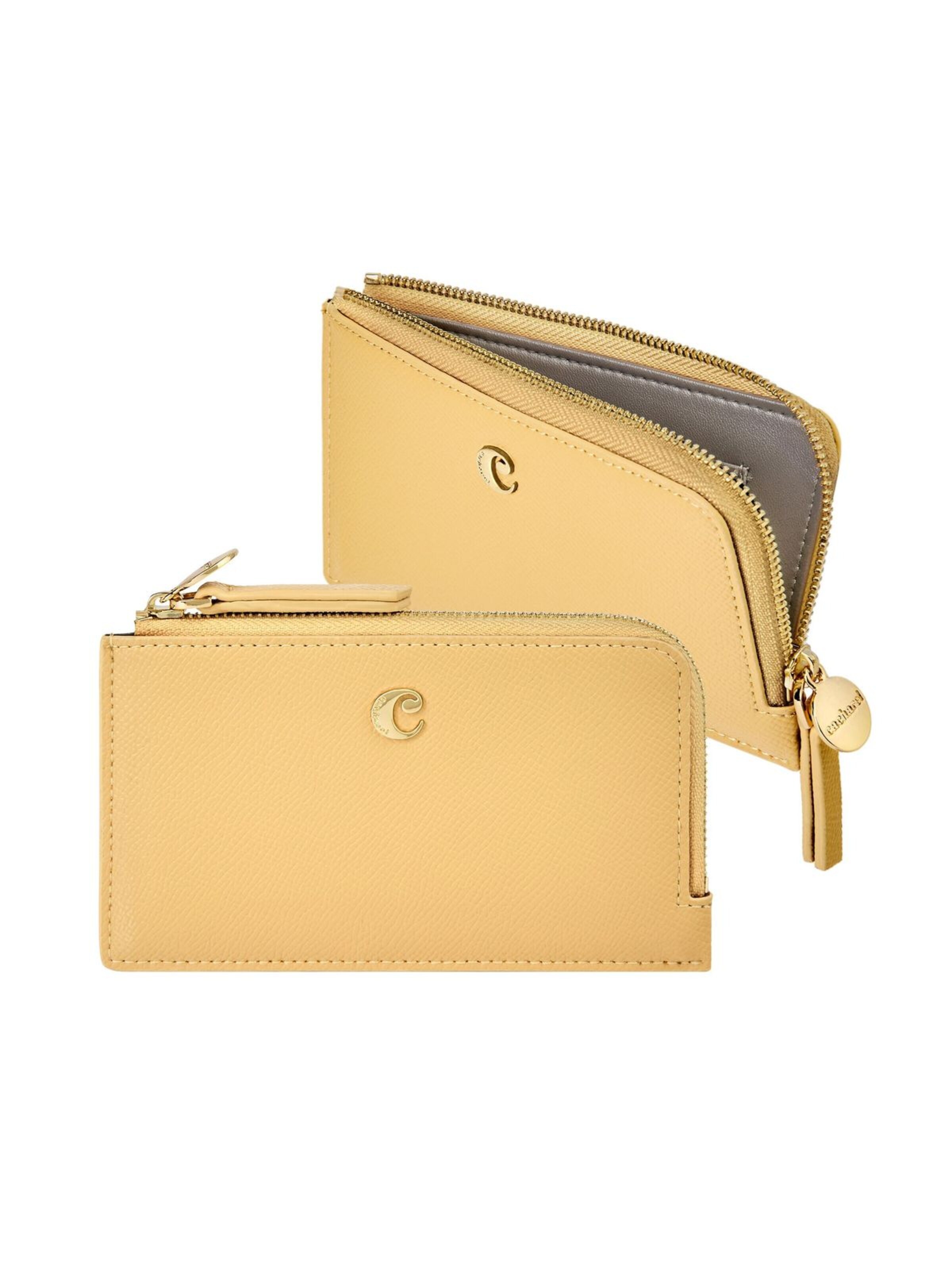 Porte-monnaies 'Card holder Séraphine' Cacharel en or : devant